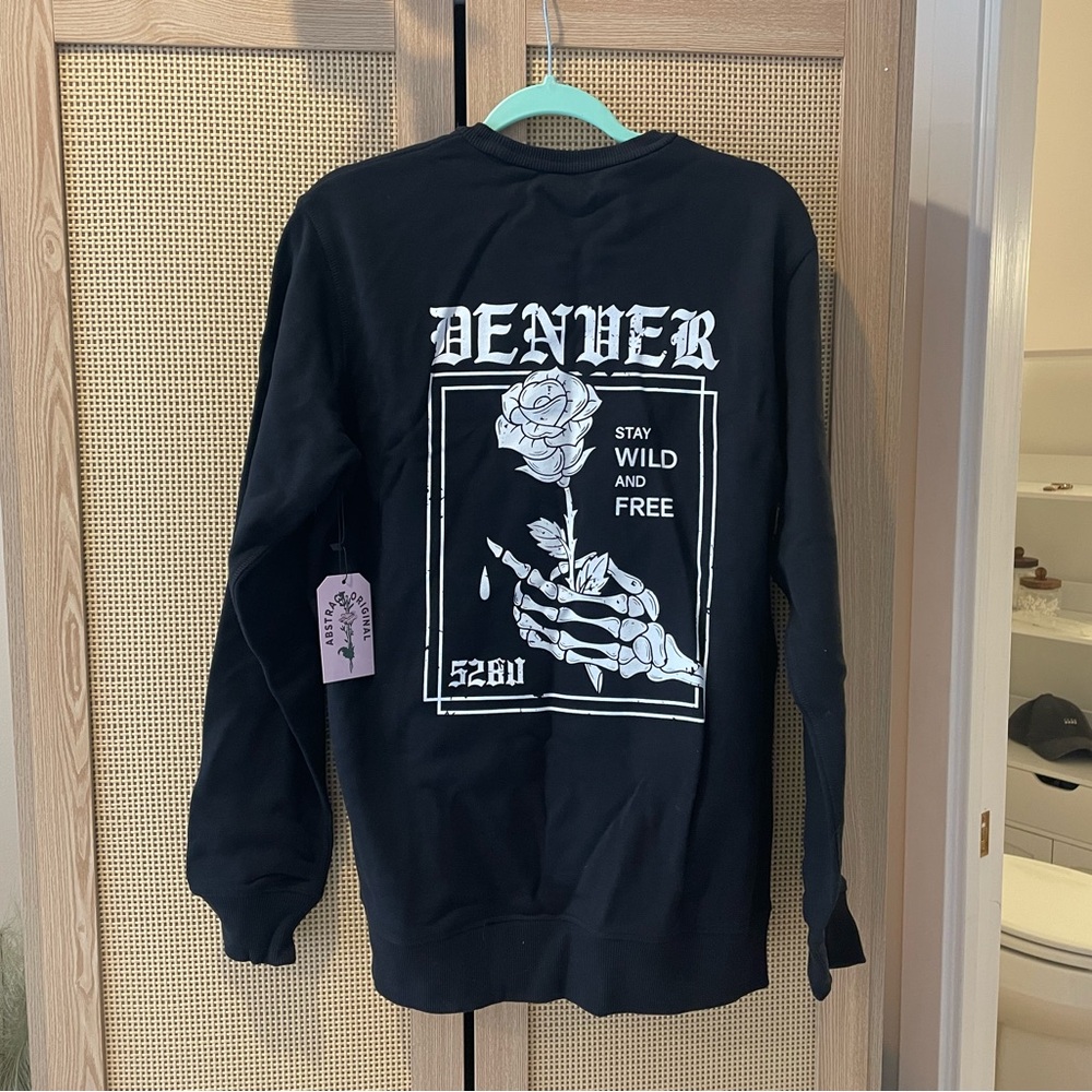 Abstract Denver Wild & Free Crewneck Sweater